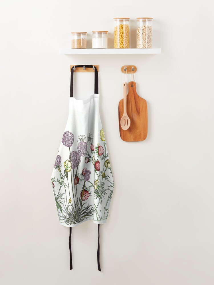 Alternate view of Medley of garden flowers Apron