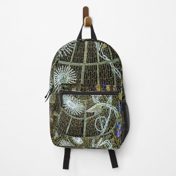 Christmas lights, Malaga 2019 (vertical) Backpack