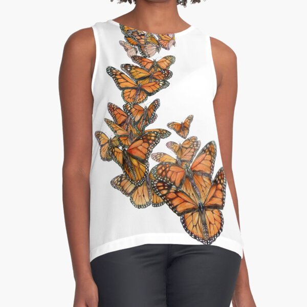 Vista previa del artículo con la obra «Vuelo de la mariposa monarca», diseñado y vendido por Stephanie Law.