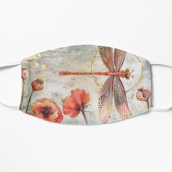 Red Jewel Damselfly Mask