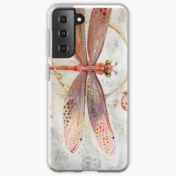 Demoiselle bijou rouge Coque souple Samsung Galaxy