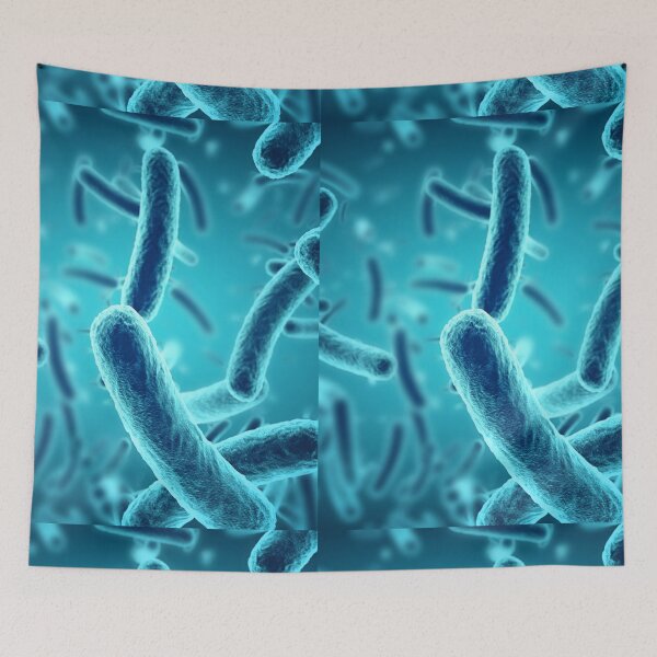 Item preview, BACTERIA SLIDE MICROSCOPIC Biology Science Illustration..Microbiology designed and sold by Hippiesole.