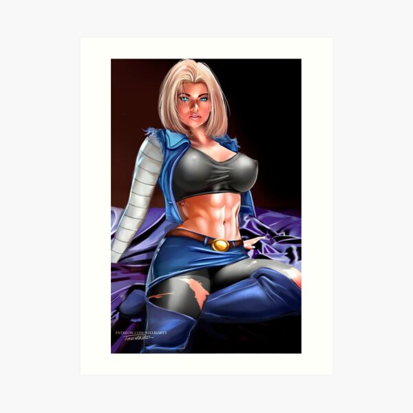 ANDROID 18 DBZ Art Print