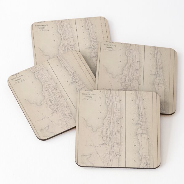 Item preview, Vintage Map of Sea bright & Monmouth NJ (1873) designed and sold by BravuraMedia.