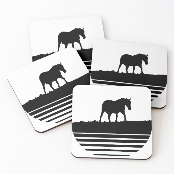 Item preview, Black and white horse logo designed and sold by jorgehardt.