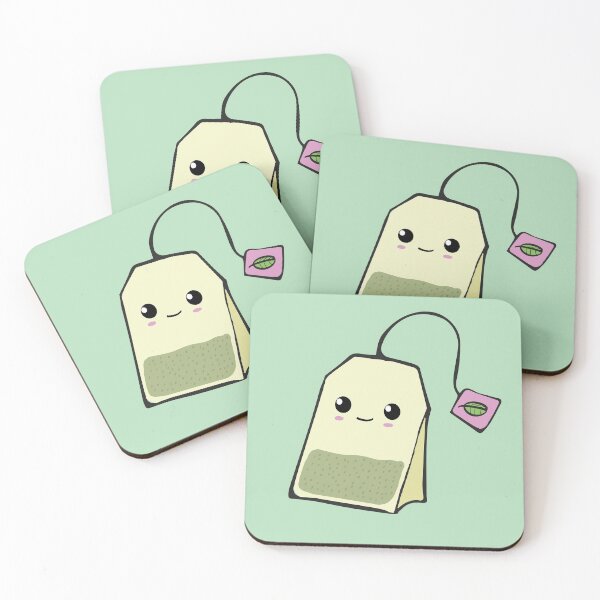 Item preview, Cute Kawaii Tea Bag for Tea Lover designed and sold by GrimButterfly.