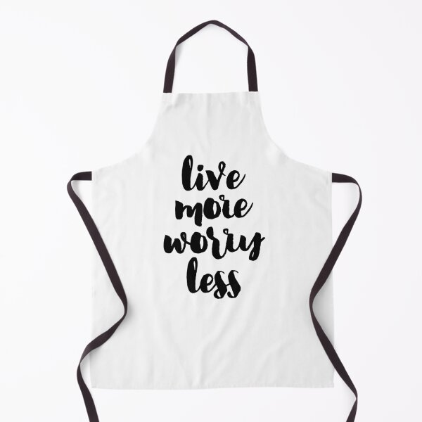 Item preview, Live more Worry less designed and sold by TheLemonBox.