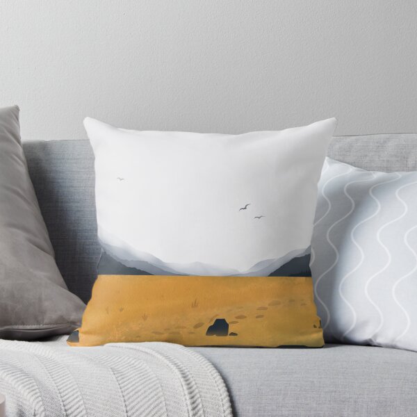 Item preview, Golden Field with Misty Mountains Digital Art designed and sold by Karvaos.
