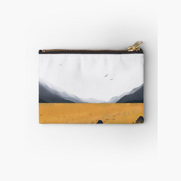 Item preview, Golden Field with Misty Mountains Digital Art designed and sold by Karvaos.