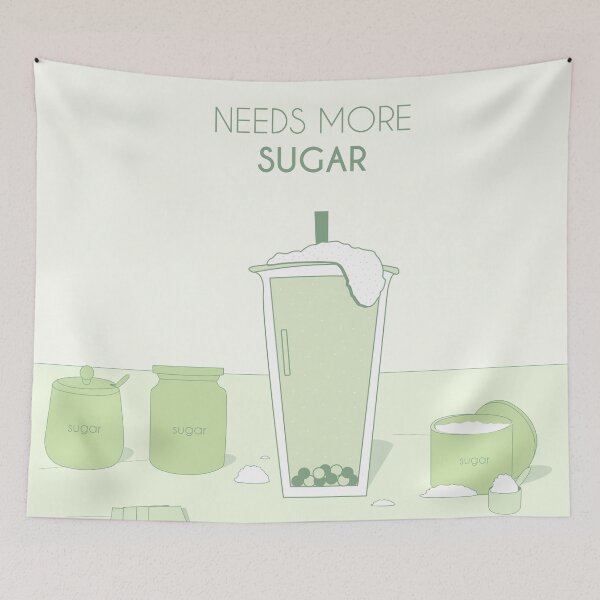 Item preview, Needs More Sugar Bubble Tea designed and sold by chaiteaandcream.