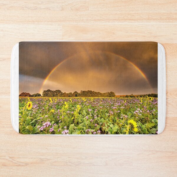Item preview, Sunflower field rainbow Canterbury designed and sold by rogerstanger.