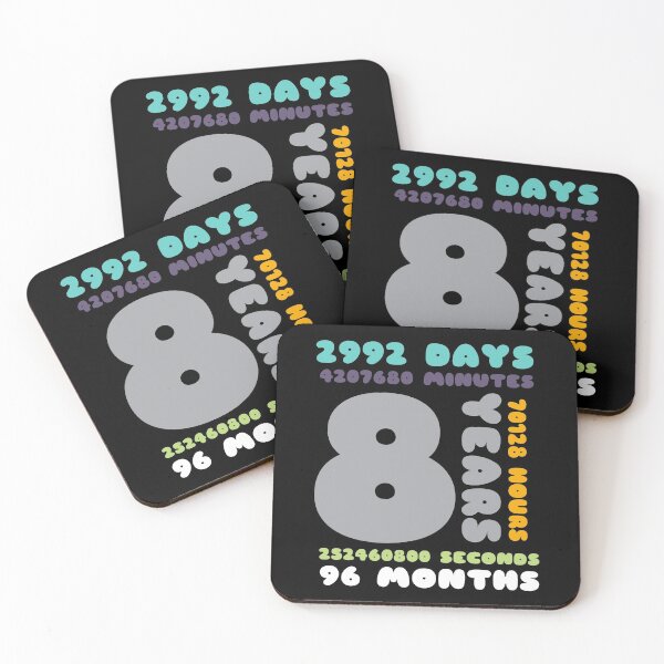 Item preview, 8 Years Birthday Gift Girl Boy Party designed and sold by MooonTees.