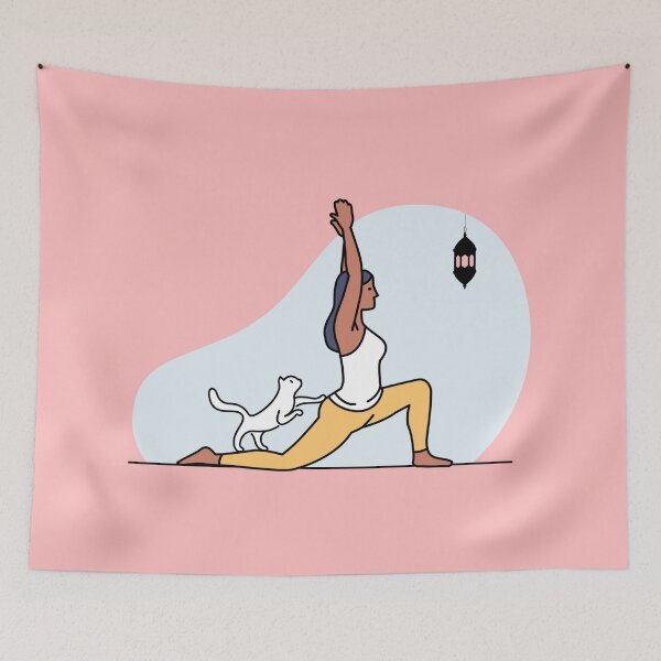 Item preview, YOGA WITH CAT designed and sold by Trio's Stuff.