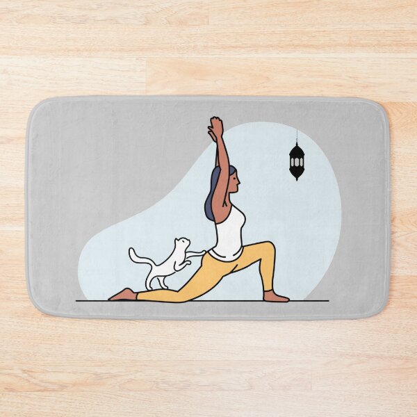 Item preview, YOGA WITH CAT designed and sold by Trio's Stuff.