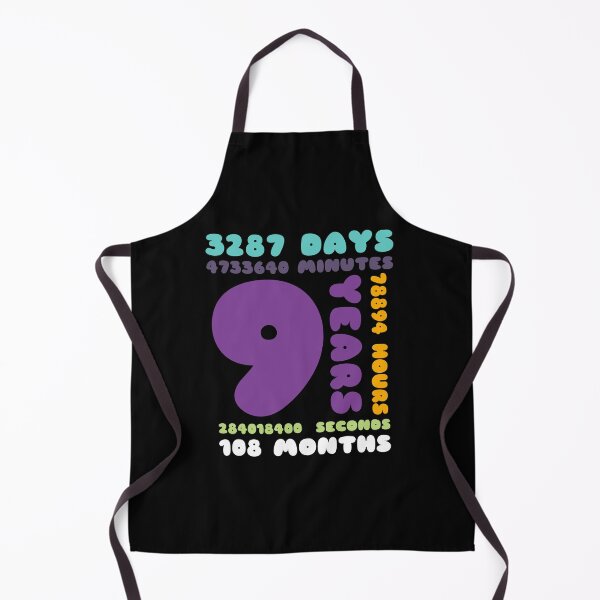 Item preview, 9 Years Birthday Gift Girl Boy Party designed and sold by MooonTees.