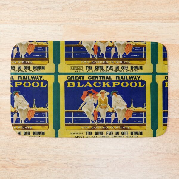 Item preview, Railway Poster Blackpool designed and sold by stickart-marek.