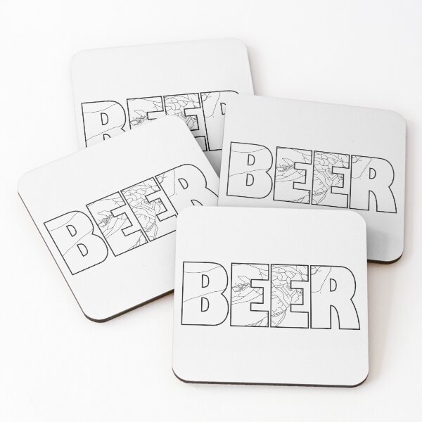 Item preview, Beer Street Map designed and sold by thestreetslocal.