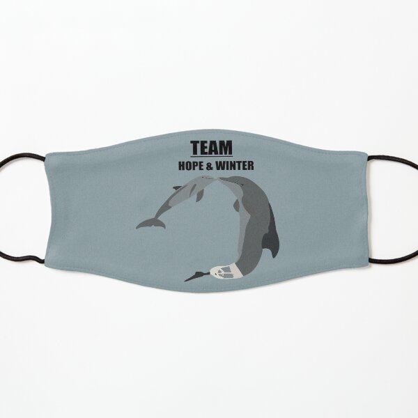 “Team Hope and Winter” the bottlenose dolphins Kids Mask