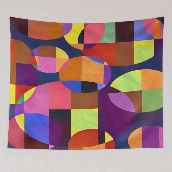 Item preview, Colorful Abstract Geometric designed and sold by Rockett Graphics.