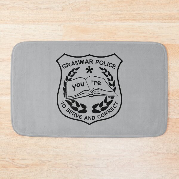 Item preview, Grammar Police designed and sold by KissingFrogs.