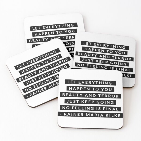Item preview, Rainer Maria Rilke Quote designed and sold by EvolutionWisdom.