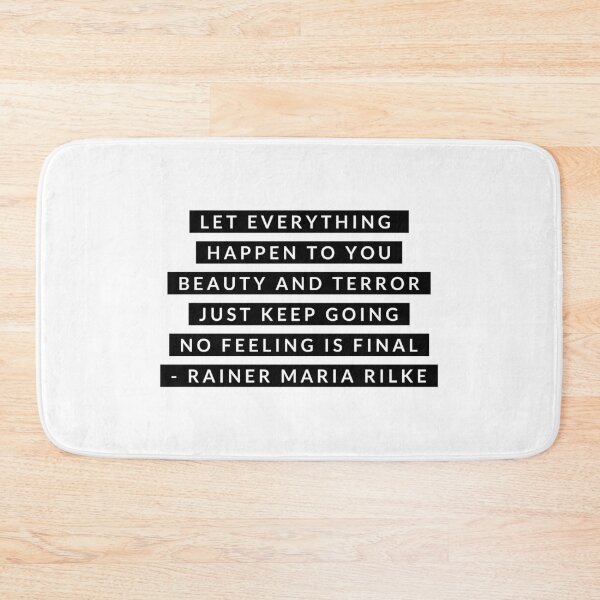 Item preview, Rainer Maria Rilke Quote designed and sold by EvolutionWisdom.