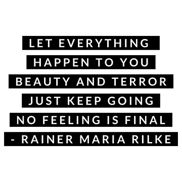 Artwork thumbnail, Rainer Maria Rilke Quote by EvolutionWisdom