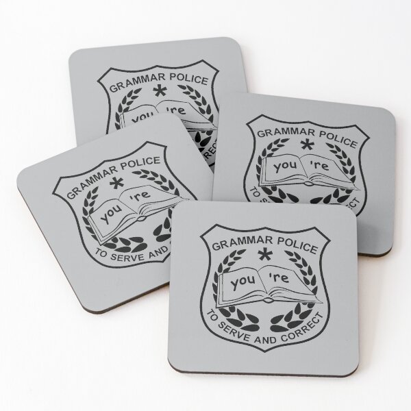 Item preview, Grammar Police designed and sold by KissingFrogs.