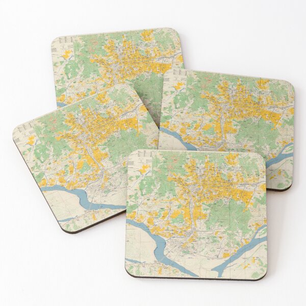 Item preview, Vintage Map of Seoul South Korea (1946) designed and sold by BravuraMedia.