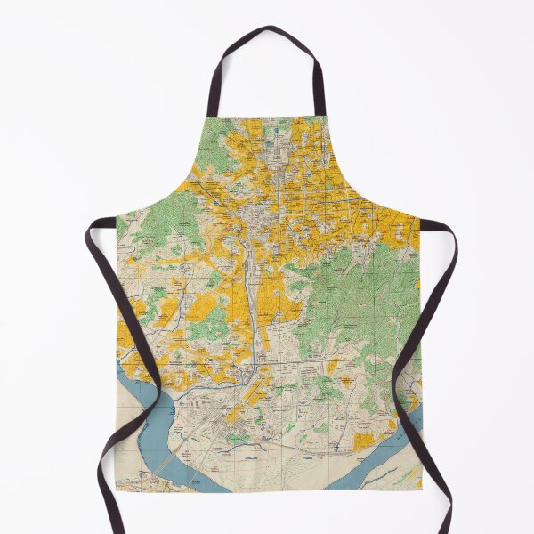 Item preview, Vintage Map of Seoul South Korea (1946) designed and sold by BravuraMedia.