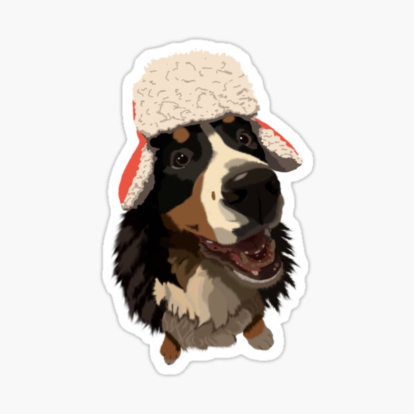 Item preview, Bernese Boy in a Hat designed and sold by JacquelynGrace.