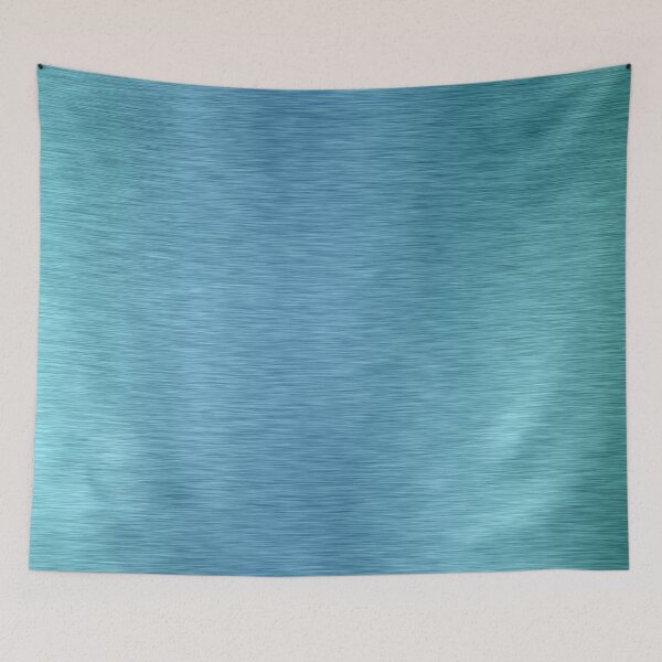 Item preview, Blue Wavy Water Metal designed and sold by Sybille-Yates.