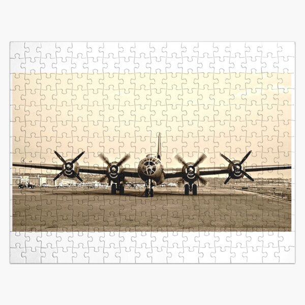 "B29 Bomber Plane Classic Aircraft" Jigsaw Puzzle for Sale by