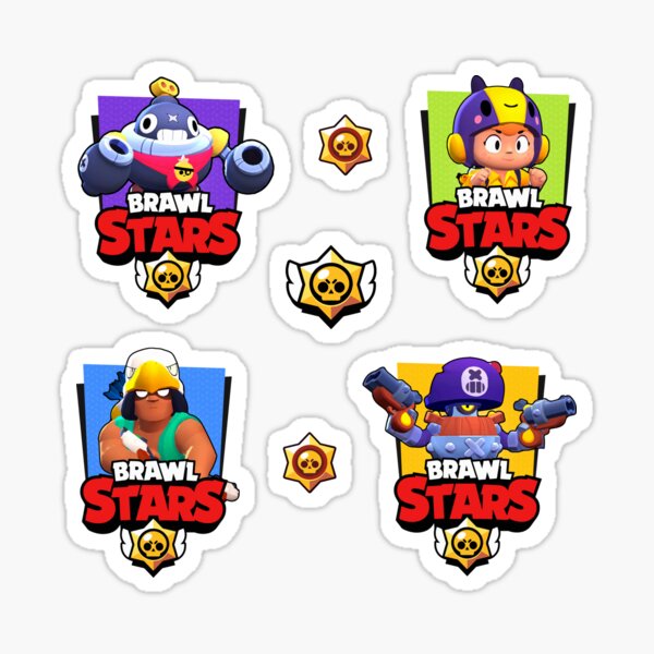 Sticker Brawl Stars Redbubble