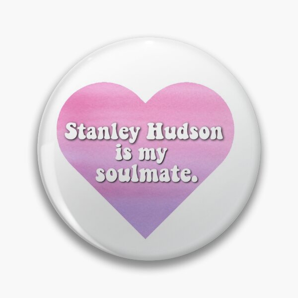 Item preview, "Stanley Hudson is my soulmate" the office watercolor heart designed and sold by Preppy Positivity.