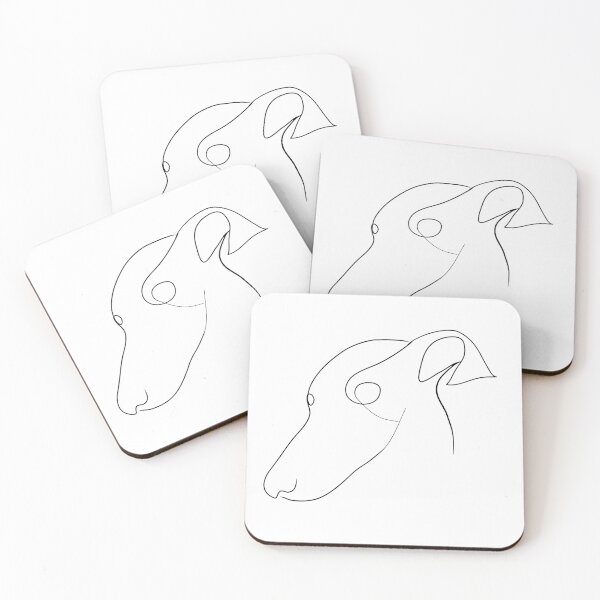 Item preview, Italian Greyhound Dog Line Art designed and sold by TailTrails.