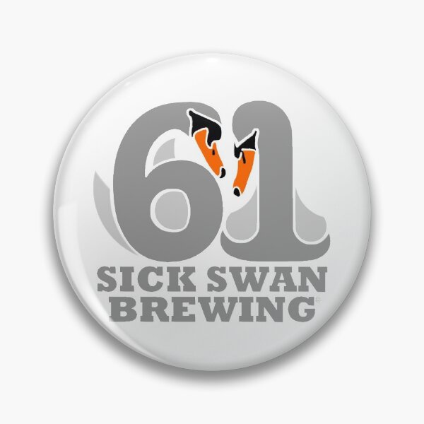 Item preview, Sick Swan Brewing Logo (Light Background) designed and sold by PoyntonBlue.