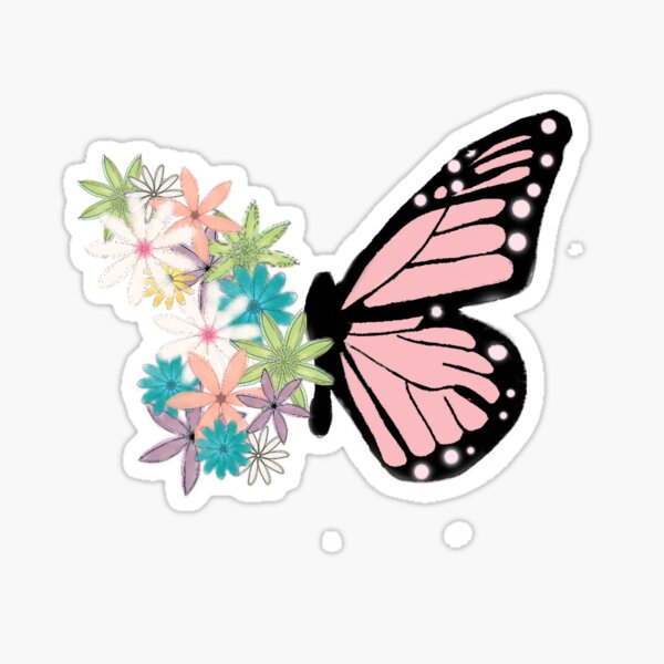 Floral butterfly