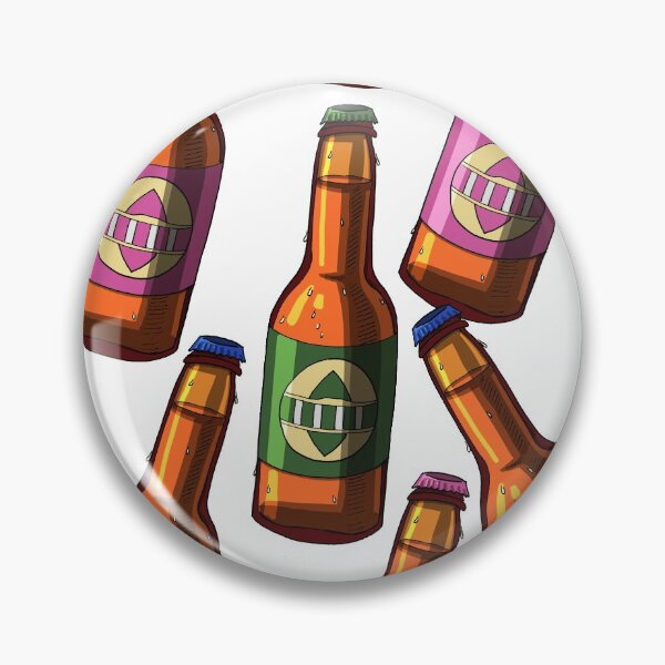 Item preview, Beer bottles pattern designed and sold by CecyLL.