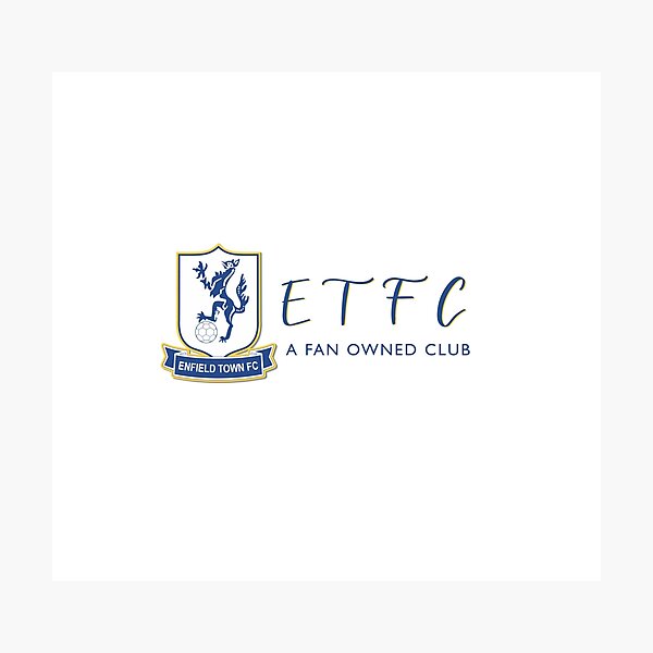 Enfield town football club - ETFC a fan owned club Photographic Print