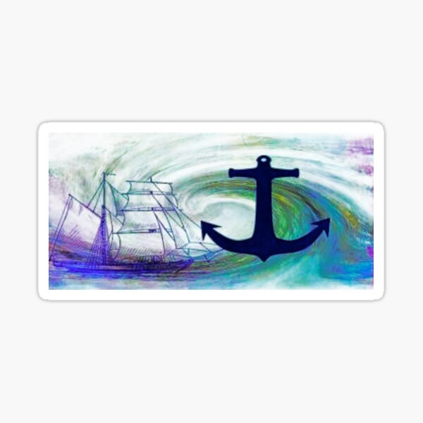 Nautical Blue Sticker