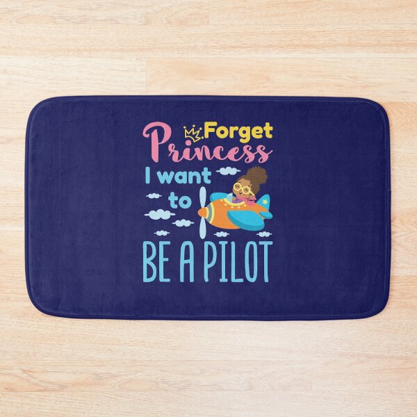 Item preview, Forget Princess I Want to Be a Pilot Girl African American  designed and sold by jaygo.