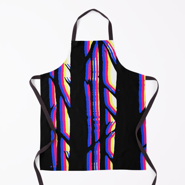 Item preview, Vivid Colorful Forest Silhouette Shape Print designed and sold by Beepymallow.