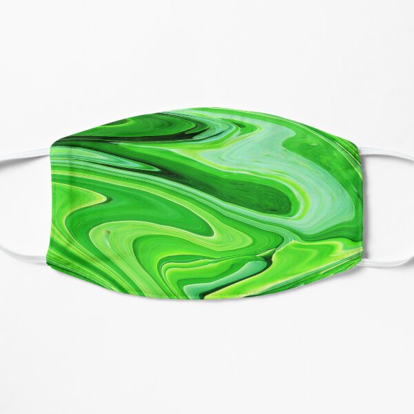 Green Marbling Flat Mask