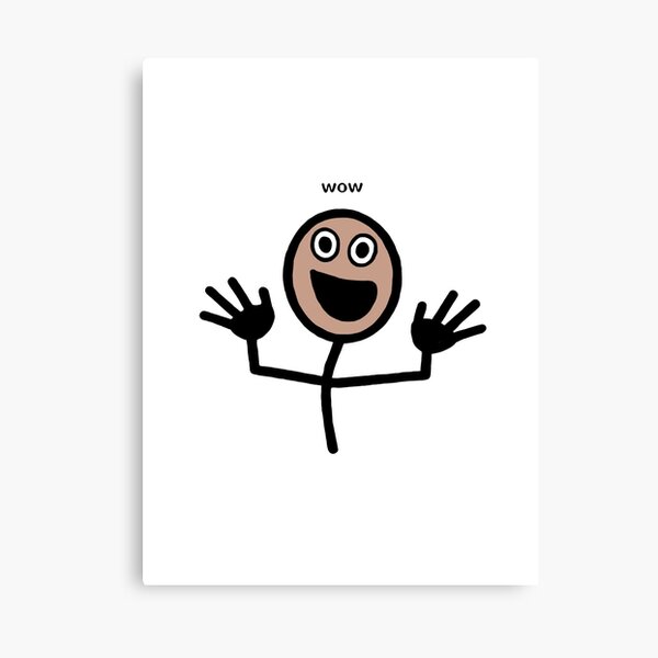 wow Canvas Print