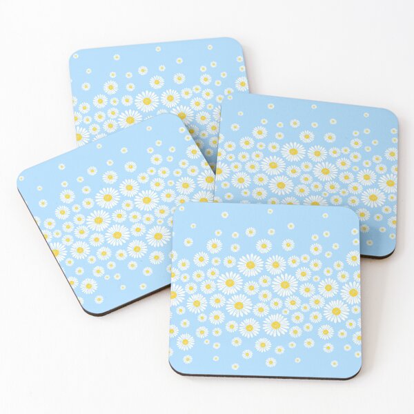Item preview, Daisies light blue designed and sold by Kritzel-Claudi.