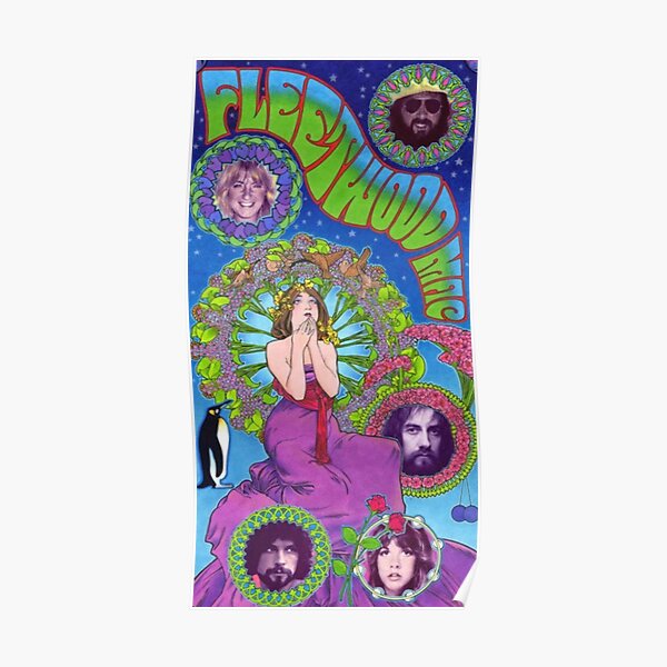 Psychedelic 70s Fan Art Poster