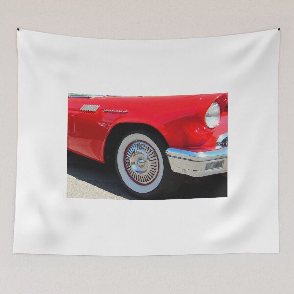Item preview, Red Ford Thunderbird - Classic Hot Rod designed and sold by Amy McDaniel.