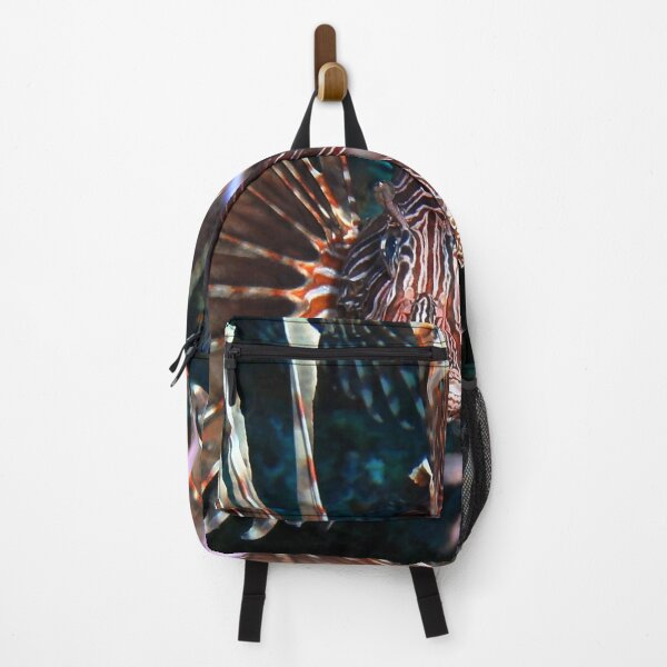 Item preview, Caribbean Lion Fish guarding the Coral Reef designed and sold by Amy McDaniel.