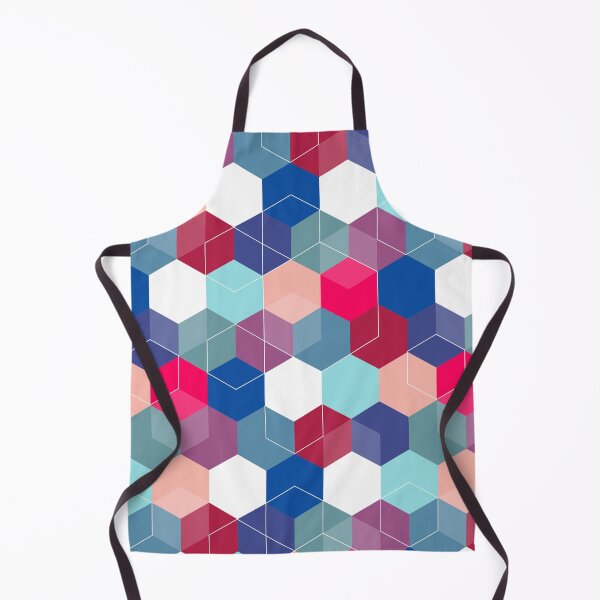 Item preview, Hexies in Blue designed and sold by PolitaStore.